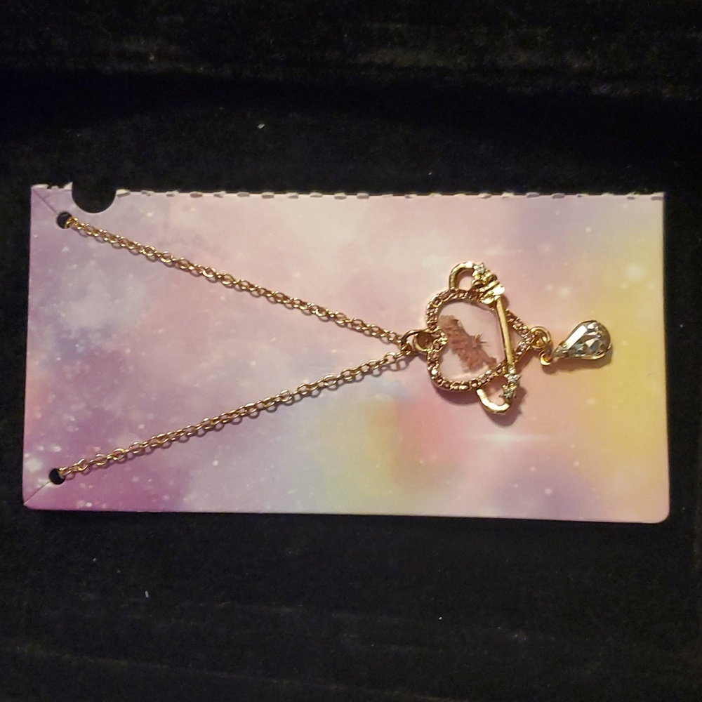 Pink dried flowers locket necklace by Hot Topic  +Free Gift